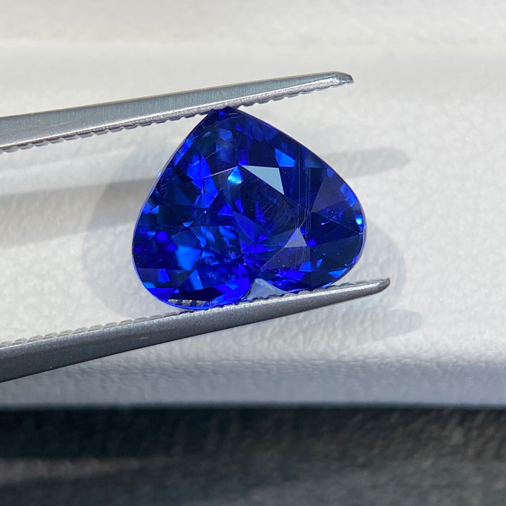 2.94ct 爱心 天然蓝宝石 皇家蓝裸石 肉眼干净 GUILD认证