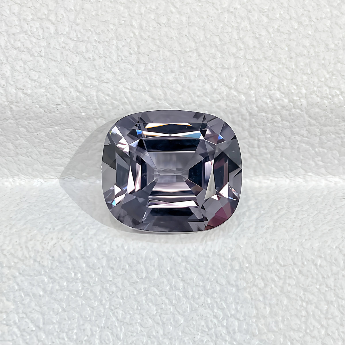 2.03ct 金属灰天然尖晶石裸石 裸石戒面 全净精切
