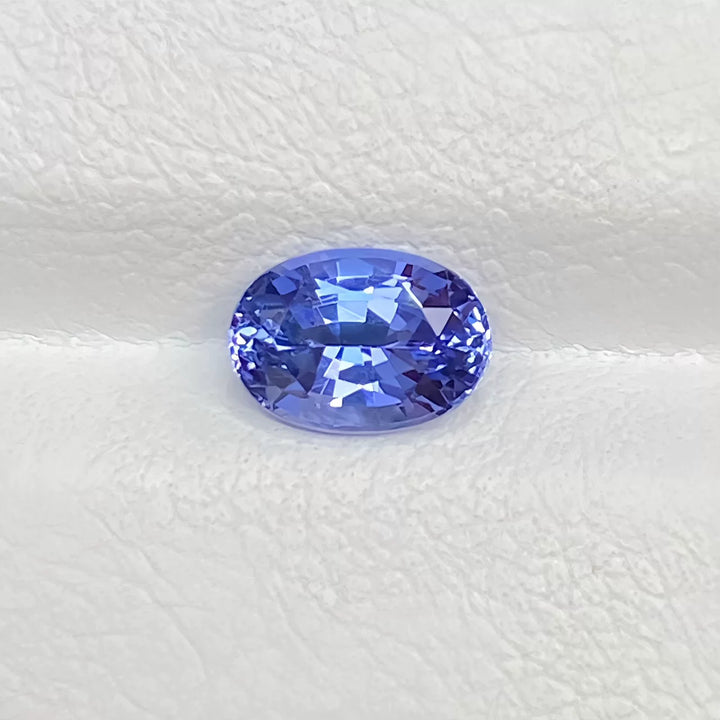 1.20ct 冰川蓝 天然蓝宝石裸石 明亮蓝
