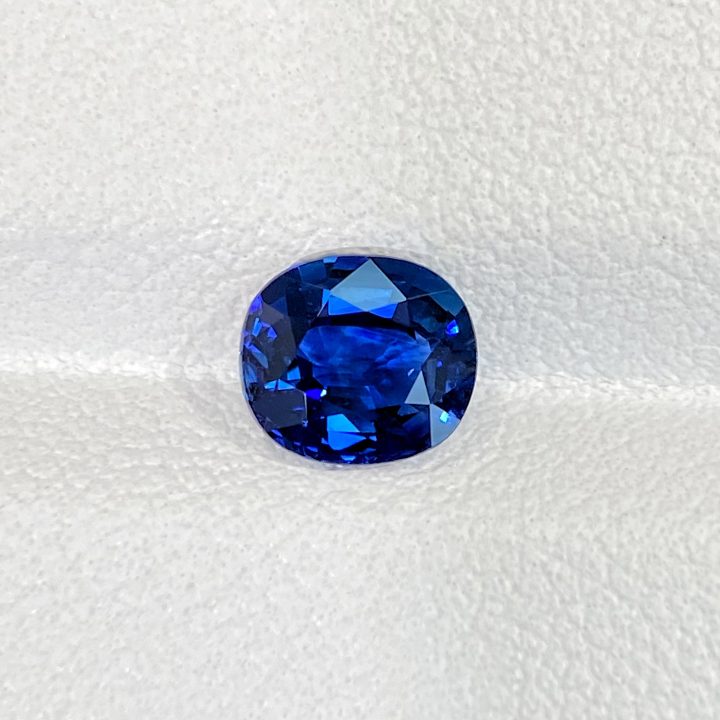 1.13ct 皇家蓝蓝宝石 裸石 戒面 GRC认证 干净玻璃体