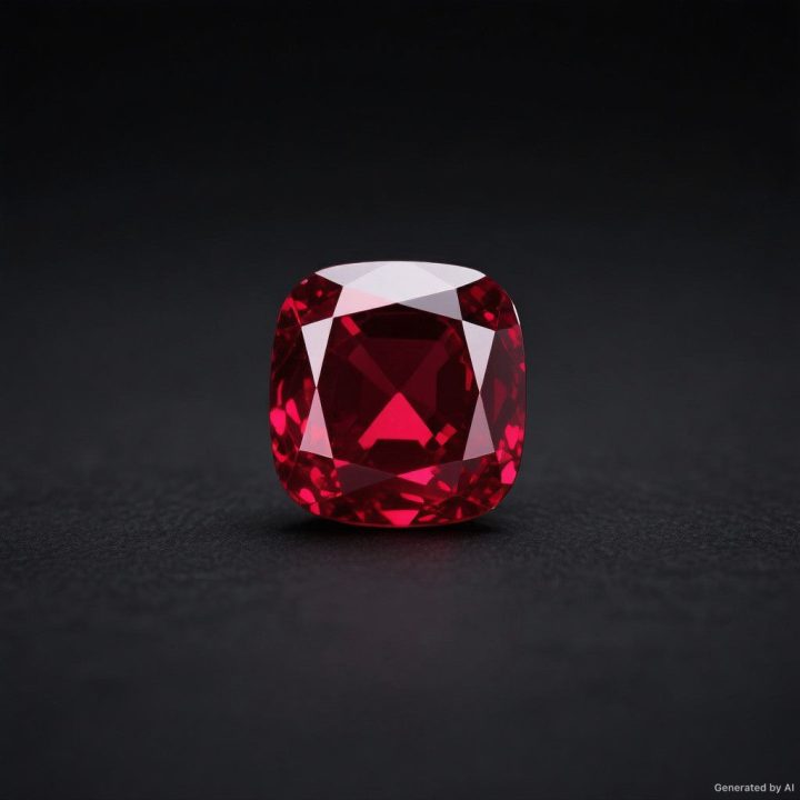 Ruby Loose Stone LOT-0430 · 2.42ct Cushion